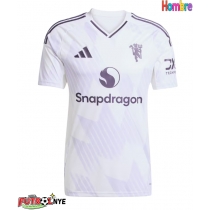 Camiseta Manchester United Matheus Cunha #10 Visitante Equipación 2025-26 manga corta